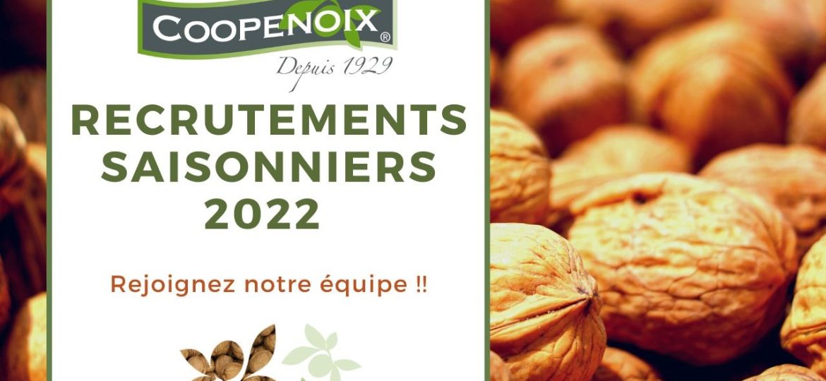 Recrutements saisonniers 2022